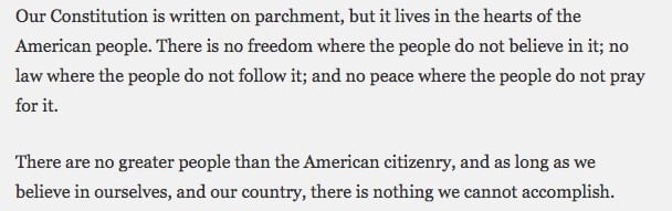 The Trump National Day of Patriotic Devotion is Orwellian af