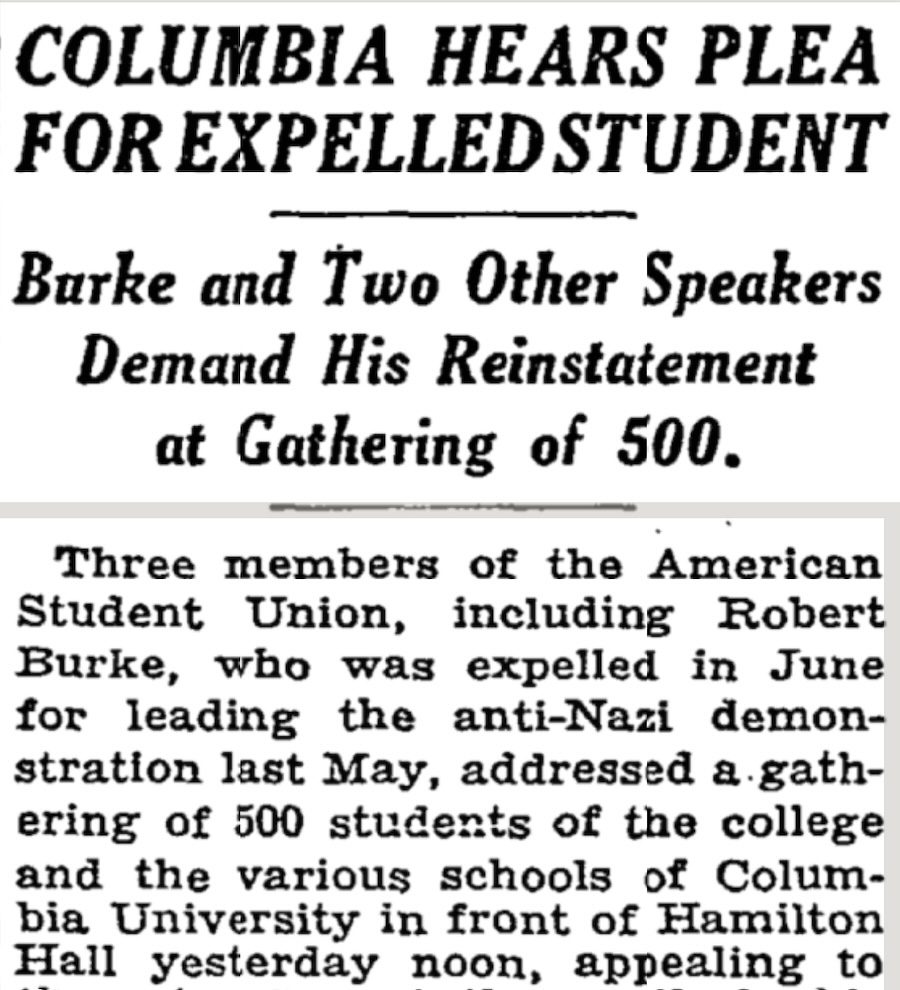 Burke asks for reinstatement