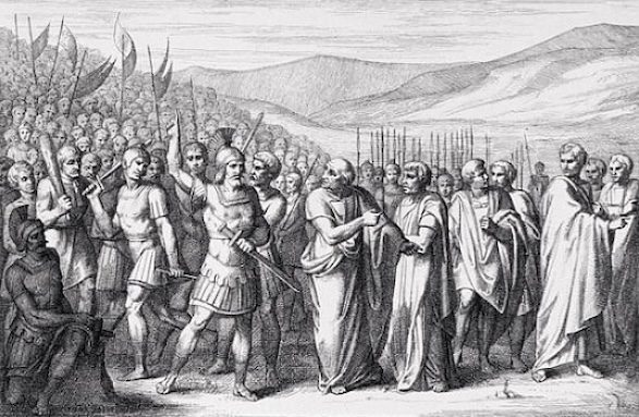 Secessions of the Plebeians artistic depiction