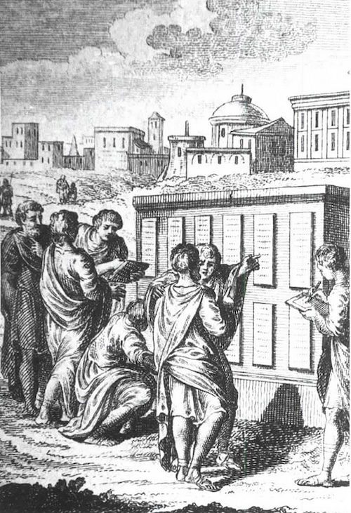 Law of the Twelve Tables made through the the tribune of the plebs